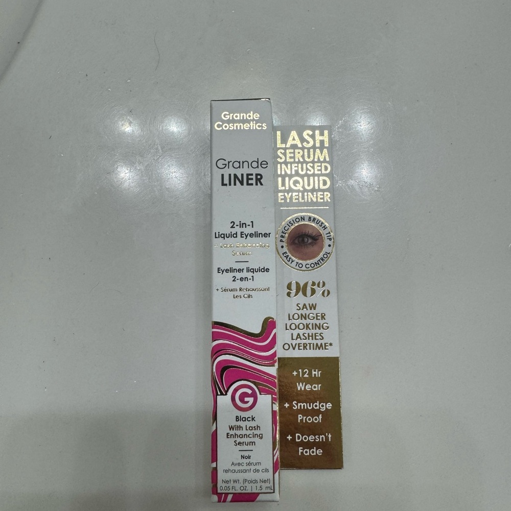 Grand cosmetic grand liner 2 in 1 liquid liner with lash enhancing serum